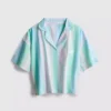 Love to Lounge-Pyjamahemd zum Entspannen: kurz geschnitten, pastellgestreift Love to Lounge-Pyjamahemd zum Entspannen: kurz geschnitten, pastellgestreift