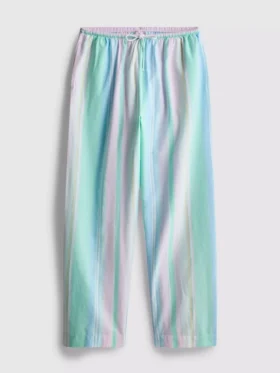 Love to Lounge-Schlafhose in Pastelltönen mit geradem Bein