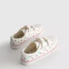 Low-Top-Sneaker aus Canvas mit Blumenmuster