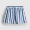 Lässige gestreifte Strandshorts aus Baumwolle Lässige gestreifte Strandshorts aus Baumwolle