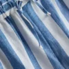 Lässige gestreifte Strandshorts aus Baumwolle Lässige gestreifte Strandshorts aus Baumwolle