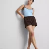 Lässige Shorts aus Baumwolle mit Kordelzug Lässige Shorts aus Baumwolle mit Kordelzug