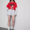 Lässige Shorts aus Baumwolle mit Kordelzug Lässige Shorts aus Baumwolle mit Kordelzug