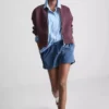 Lässige Shorts aus Baumwolle mit Kordelzug Lässige Shorts aus Baumwolle mit Kordelzug