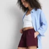 Lässige Shorts aus Baumwolle mit Kordelzug Lässige Shorts aus Baumwolle mit Kordelzug