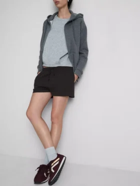 Lässige Shorts aus Baumwolle mit Kordelzug