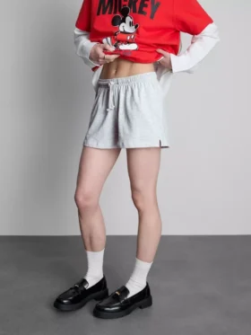 Lässige Shorts aus Baumwolle mit Kordelzug
