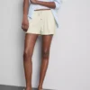 Lässige Shorts aus Baumwolle mit Kordelzug Lässige Shorts aus Baumwolle mit Kordelzug
