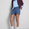 Lässige Shorts aus Baumwolle mit Kordelzug Lässige Shorts aus Baumwolle mit Kordelzug