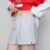 Lässige Shorts aus Baumwolle mit Kordelzug Lässige Shorts aus Baumwolle mit Kordelzug