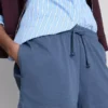 Lässige Shorts aus Baumwolle mit Kordelzug Lässige Shorts aus Baumwolle mit Kordelzug