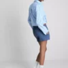 Lässige Shorts aus Baumwolle mit Kordelzug Lässige Shorts aus Baumwolle mit Kordelzug