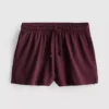 Lässige Shorts aus Baumwolle mit Kordelzug Lässige Shorts aus Baumwolle mit Kordelzug