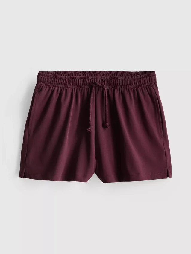 Lässige Shorts aus Baumwolle mit Kordelzug Lässige Shorts aus Baumwolle mit Kordelzug