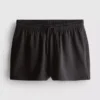 Lässige Shorts aus Baumwolle mit Kordelzug Lässige Shorts aus Baumwolle mit Kordelzug