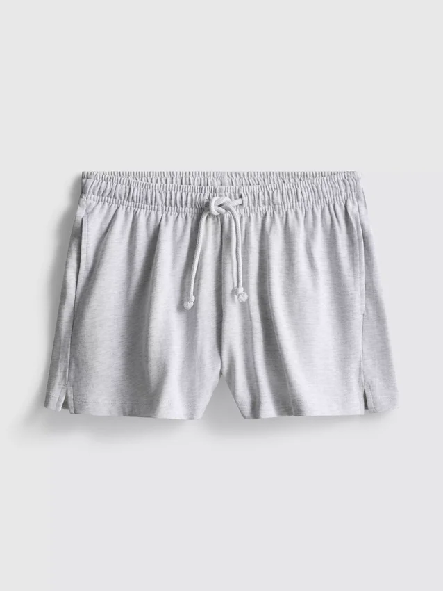 Lässige Shorts aus Baumwolle mit Kordelzug Lässige Shorts aus Baumwolle mit Kordelzug