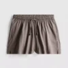 Lässige Shorts aus Baumwolle mit Kordelzug Lässige Shorts aus Baumwolle mit Kordelzug