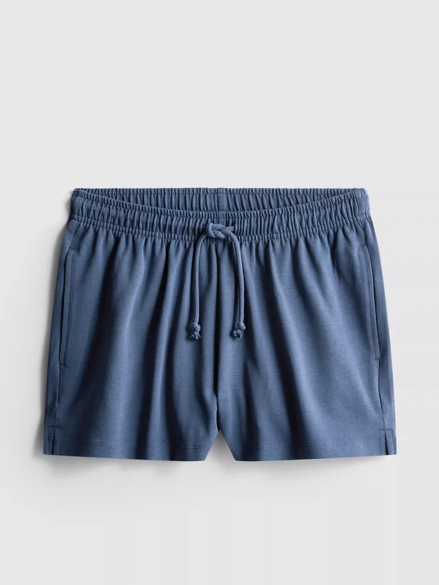 Lässige Shorts aus Baumwolle mit Kordelzug Lässige Shorts aus Baumwolle mit Kordelzug