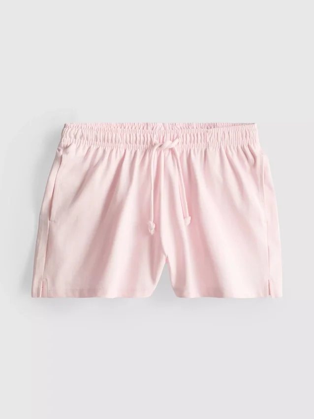 Lässige Shorts aus Baumwolle mit Kordelzug Lässige Shorts aus Baumwolle mit Kordelzug