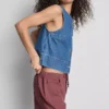 Lässige Shorts aus Baumwolle mit Kordelzug und Perlenverzierung