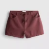 Lässige Shorts aus Baumwolle mit Kordelzug und Perlenverzierung