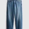 Lässige Straight-Leg-Jeans mit niedriger Leibhöhe Lässige Straight-Leg-Jeans mit niedriger Leibhöhe