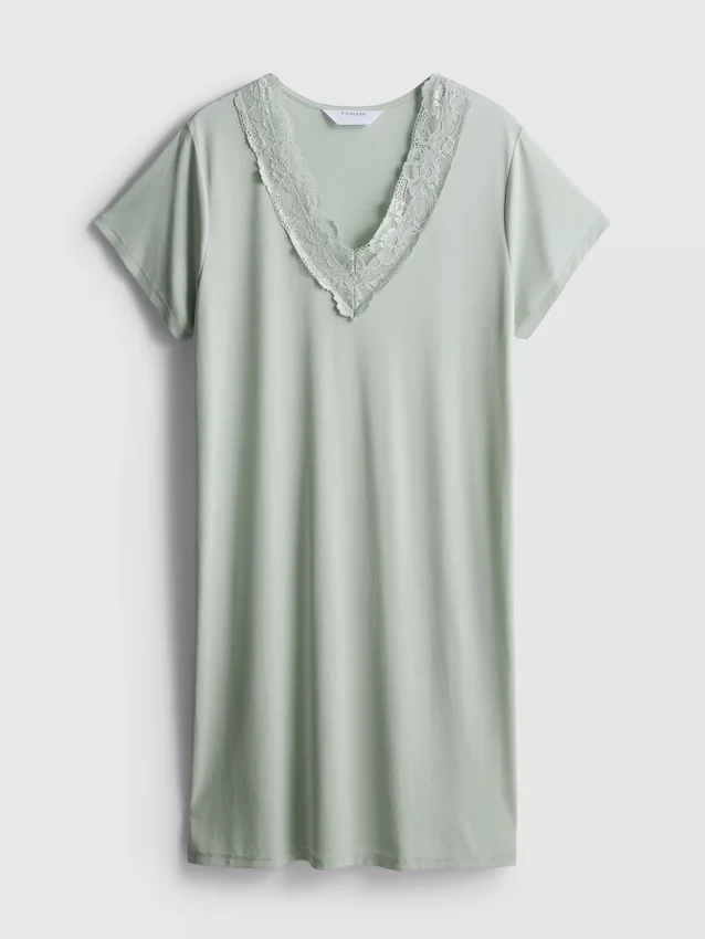 Lässiges Schlaf-T-Shirt mit hohem Modalanteil Lässiges Schlaf-T-Shirt mit hohem Modalanteil
