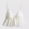 Luftiges Bralette mit Spitzenbesatz in Kirschrot Luftiges Bralette mit Spitzenbesatz in Kirschrot