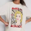 Marilyn-Monroe-Hemd aus Baumwolle in Oversize-Passform Marilyn-Monroe-Hemd aus Baumwolle in Oversize-Passform