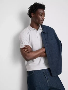 Marl-Poloshirt