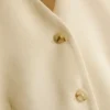 Maßgeschneiderter Kurzarm-Blazer aus Baumwollmischung Maßgeschneiderter Kurzarm-Blazer aus Baumwollmischung