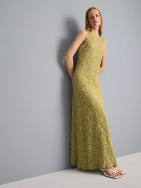 Maxikleid aus Stretch-Spitze