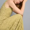 Maxikleid aus Stretch-Spitze Maxikleid aus Stretch-Spitze