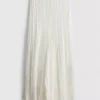 Maxirock aus Baumwollmischung mit Spitze Maxirock aus Baumwollmischung mit Spitze