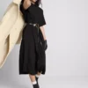 Midi-Hemd-Kleid Midi-Hemd-Kleid