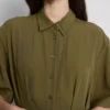 Midi-Hemd-Kleid Midi-Hemd-Kleid