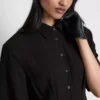Midi-Hemd-Kleid Midi-Hemd-Kleid