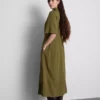 Midi-Hemd-Kleid Midi-Hemd-Kleid