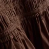 Midi-Kleid aus Baumwolle mit gerüschtem Rundhalsausschnitt Midi-Kleid aus Baumwolle mit gerüschtem Rundhalsausschnitt