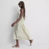 Midi-Kleid aus Baumwolle mit Knopfleiste Midi-Kleid aus Baumwolle mit Knopfleiste