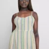 Midi-Kleid aus Baumwolle mit Knopfleiste Midi-Kleid aus Baumwolle mit Knopfleiste