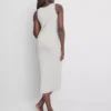 Midi-Kleid mit geripptem integrierten BH Midi-Kleid mit geripptem integrierten BH