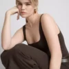 Midi-Kleid mit quadratischem Ausschnitt im Second-Skin-Look Midi-Kleid mit quadratischem Ausschnitt im Second-Skin-Look