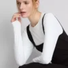 Midi-Kleid mit quadratischem Ausschnitt im Second-Skin-Look Midi-Kleid mit quadratischem Ausschnitt im Second-Skin-Look