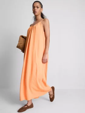 Midi-Kleid mit Trägern