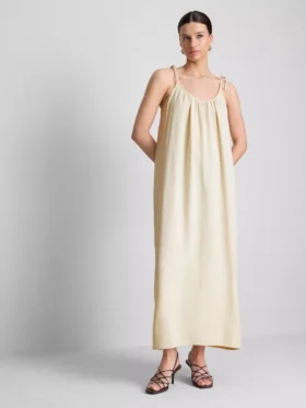 Midi-Kleid mit Trägern