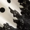 Midi-Rock aus Baumwollmischung mit Spitzenbesatz und Polka-Dots Midi-Rock aus Baumwollmischung mit Spitzenbesatz und Polka-Dots