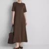 Midi-T-Shirt-Kleid Midi-T-Shirt-Kleid