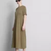 Midi-T-Shirt-Kleid Midi-T-Shirt-Kleid