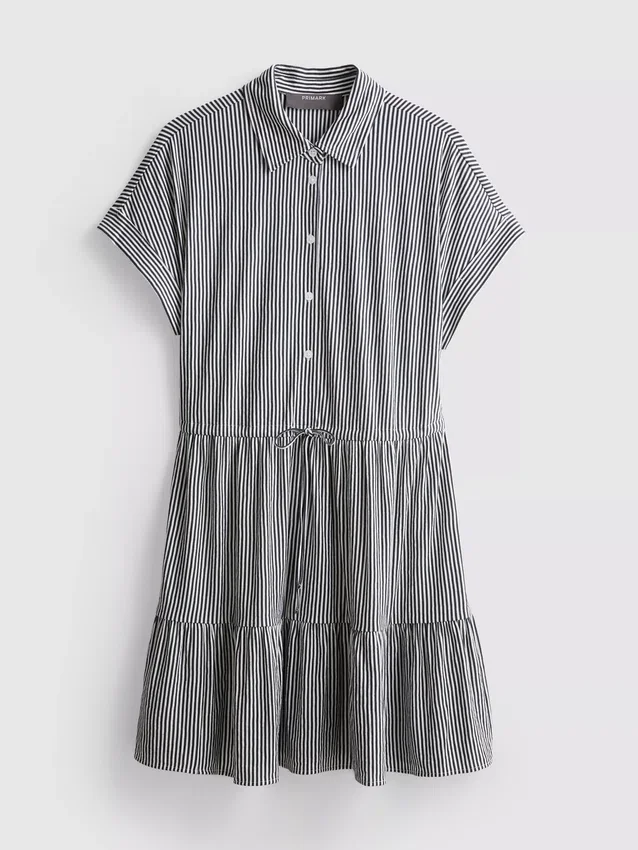 Mini-Hemd-Kleid mit Kragen Mini-Hemd-Kleid mit Kragen